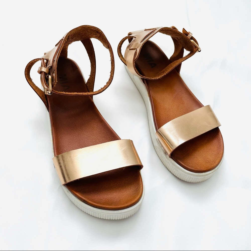 Mia Ellen Sandals Rose Gold
